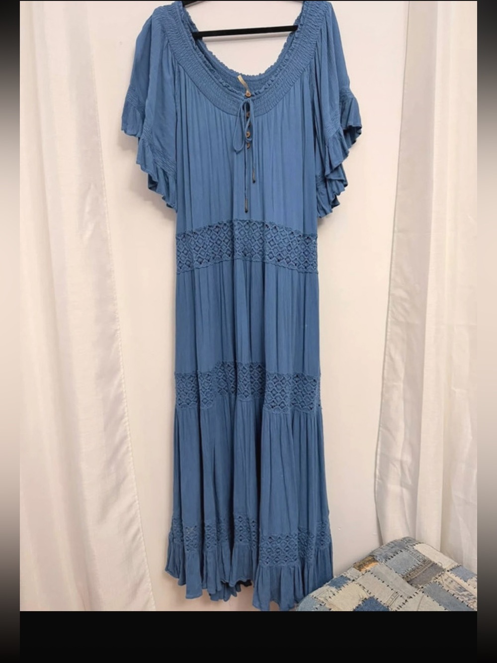 Free People long blue dress